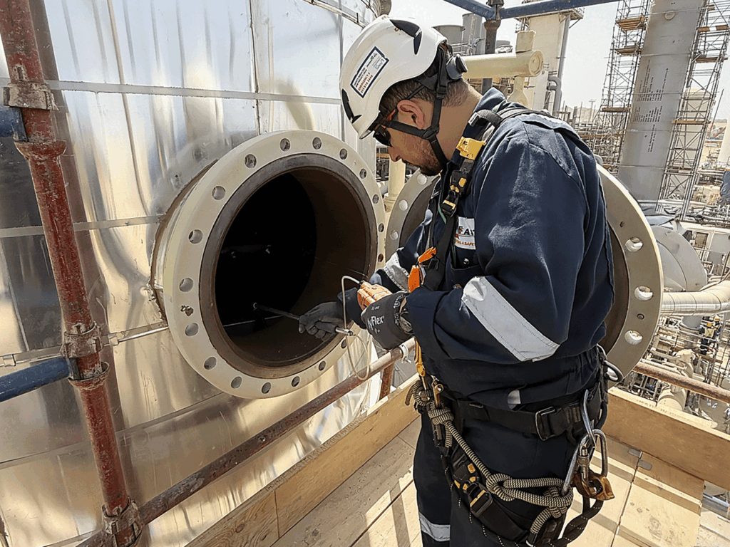 Gas monitoring and ventilation support with breathing apparatus for confined space entry operations