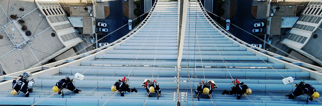 rope access High-Level Industrial Cleaning