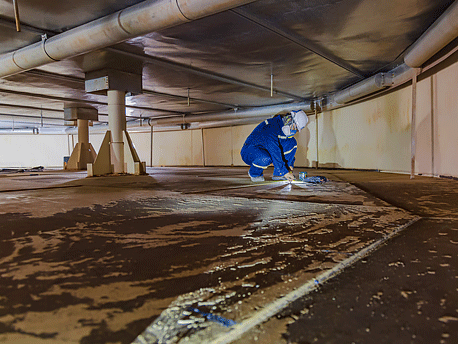 Silo & Hopper Inspection Maintenance rope access